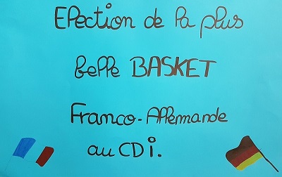 Venez nombreux au CDI pour élire la plus belle paire de basket franco-allemande !