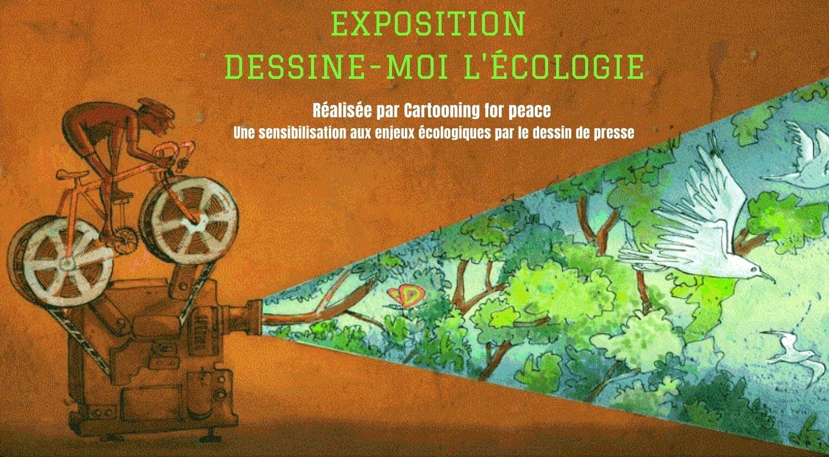Venez découvrir l’exposition itinérante : « Dessine-moi l’écologie » au CDI !