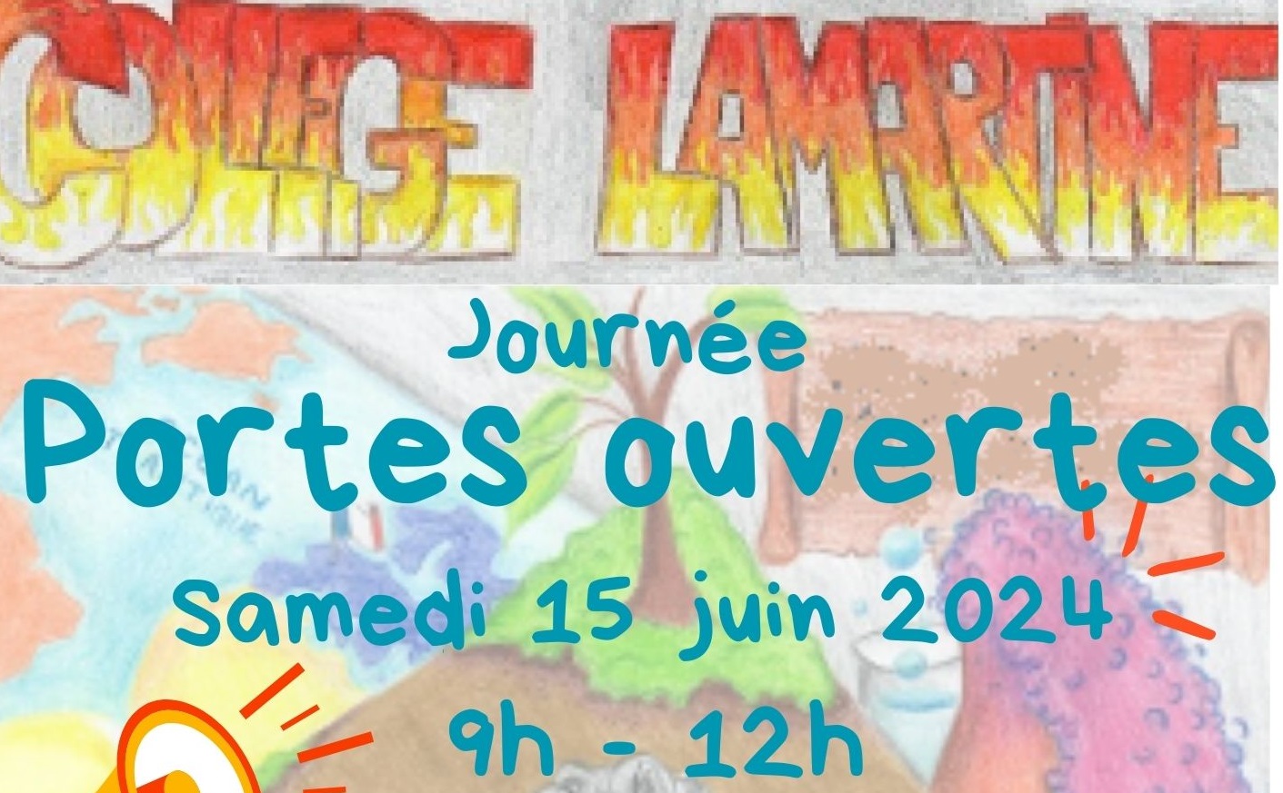 Samedi 15 juin : Journée Portes Ouvertes au collège Lamartine…